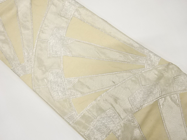 JAPANESE KIMONO / ANTIQUE FUKURO OBI / SILK / WOVEN GENJIGURUMA